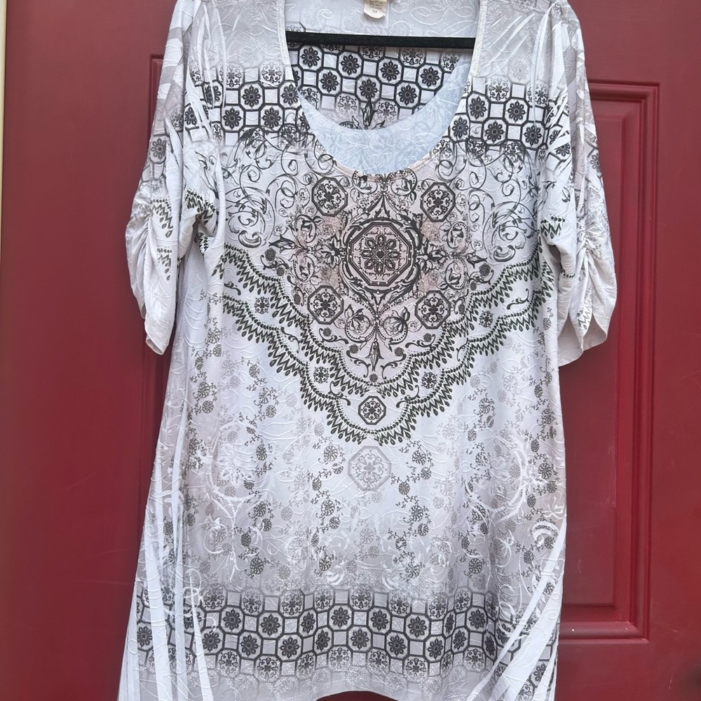 Lavish 3X Boho design top